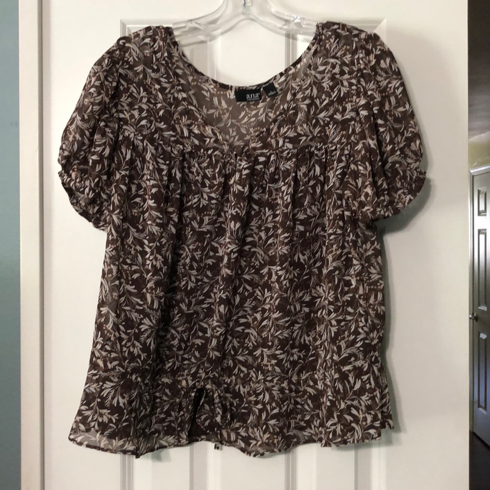 Beautiful Sheer Top by a.n.a.